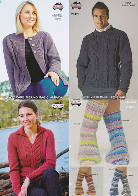 Image of new Heirloom knitting patterns - just added!