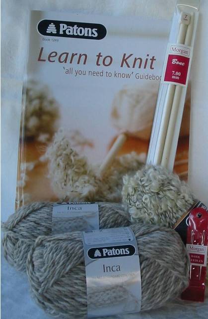 Image of our Learn to Knit Hamper