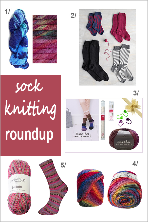 Sock knitting roundup, guide to natural sock yarns for womens fashion