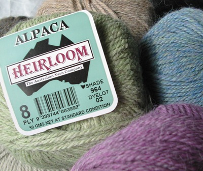 Image of Heirloom Alpaca knitting yarn