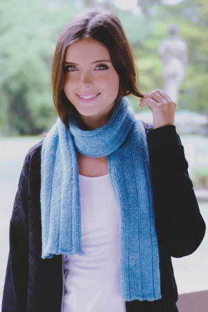 Image of our Rib Scarf knitting pattern