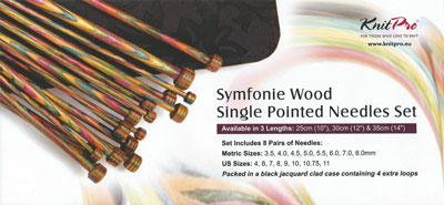 Knit Pro Symphonie Wood Single Pointed Needles Set