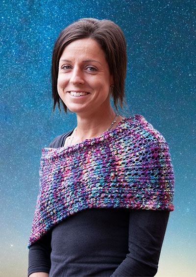 Free pattern offer with purchase of Malabrigo Sock knitting yarn - Montevideo Shrug/Cowl versatile garment