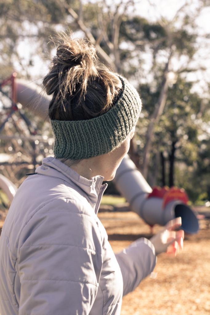 Image of cashmerino headband knitting pattern