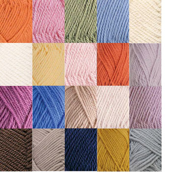 Image of the shades of Cleckheaton Country 8ply knitting yarn