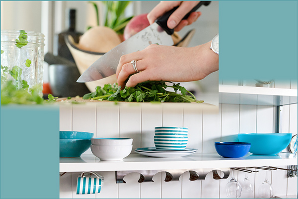 Simple Kitchen Refresh - Make over your kitchen with a few handy tips for knitters and crafters