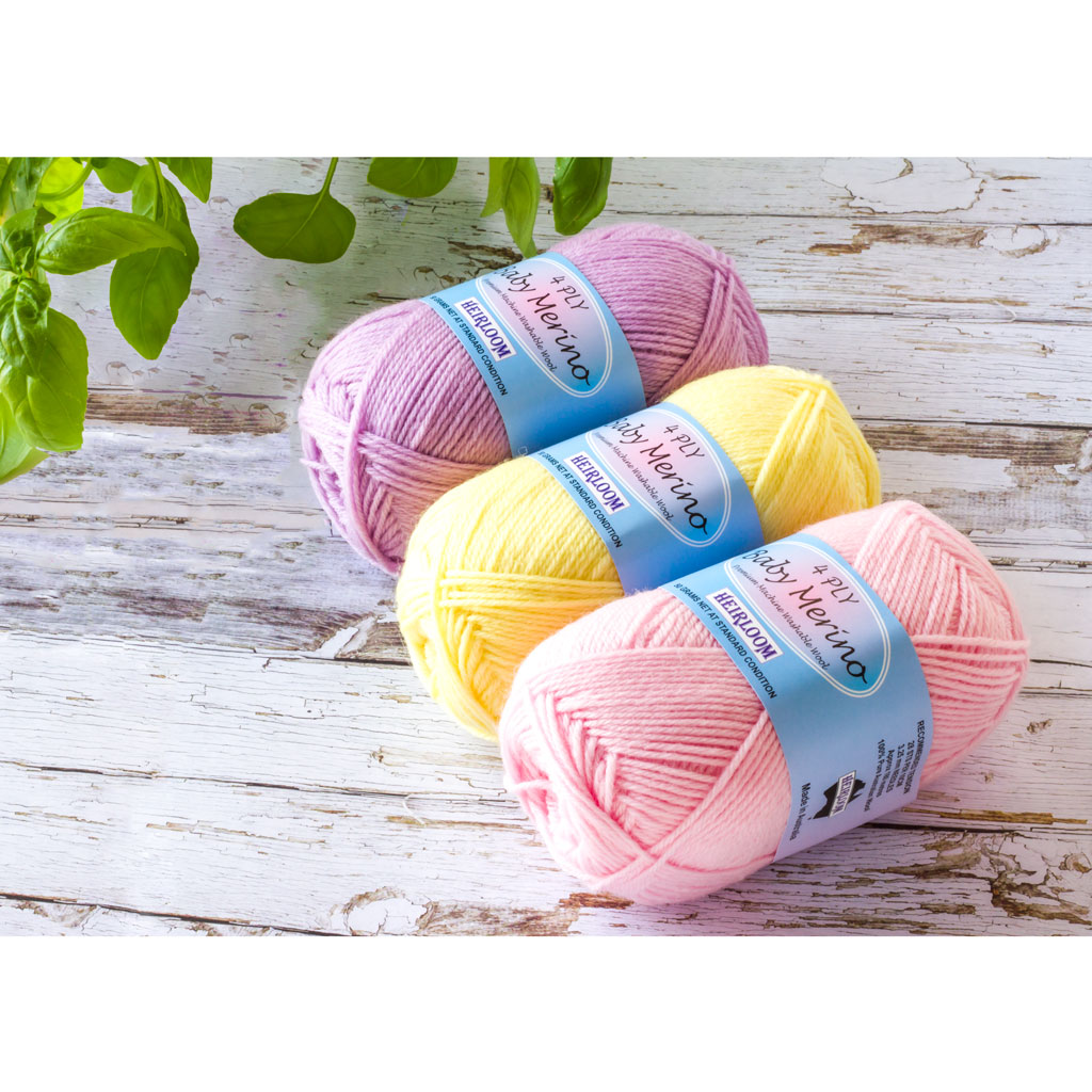 Heirloom Baby Merino 4ply | Knitting Yarns by Mail