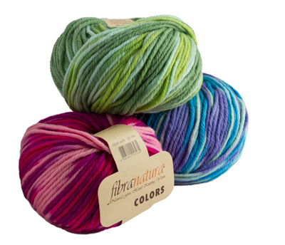 Fibra Natura Eden Colors, 14ply superwash pure wool hand knitting yarn