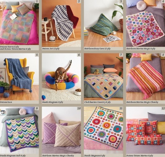 Patterns inside Heart and Home - Australian Yarn Company Pattern Book 371