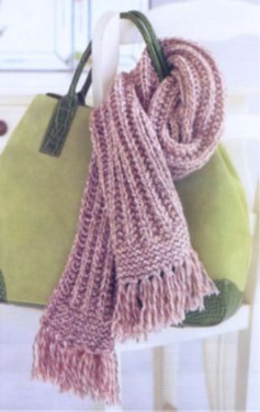 Free Texture Rib Scarf knitting pattern leaflet when you buy Patons Inca