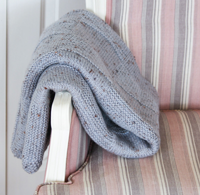 Cleckheaton Country Naturals throw rug kit, knitting pattern and yarn