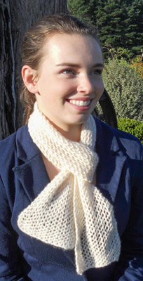 Free Turkish Stitch Scarf pattern leaflet when you buy pure cashmere