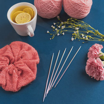 KnitPro Nova 2.25mm sock knitting needles, metal knitting needles